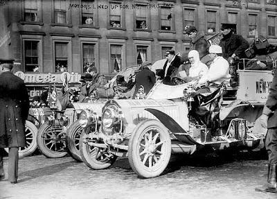 El Raid Nueva York-París de 1908, sus vencedores y un ilustrador americano.