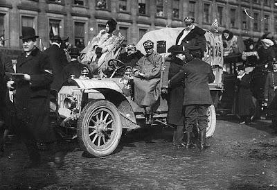 El Raid Nueva York-París de 1908, sus vencedores y un ilustrador americano.