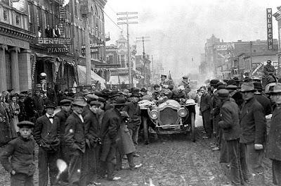 El Raid Nueva York-París de 1908, sus vencedores y un ilustrador americano.