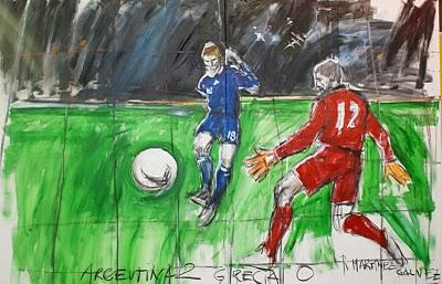 SUDÁFRICA 2010: PALERMO YA TIENE, EN BUENOS AIRES, SU MURAL CON EL GOL A GRECIA SUDÁFRICA 2010: PALERMO YA TIENE, EN BUENOS AIRES, SU MURAL CON EL GOL A GRECIA