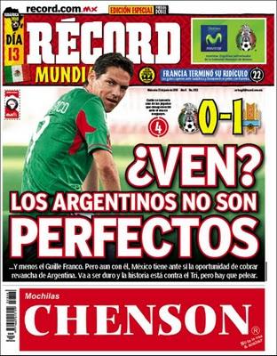 SUDÁFRICA 2010: DEFINITIVAMENTE, EN MÉXICO NO LO QUIEREN A GUILLERMO FRANCO SUDÁFRICA 2010: DEFINITIVAMENTE, EN MÉXICO NO LO QUIEREN A GUILLERMO FRANCO