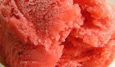Sorbete de fresa Sorbete de fresa