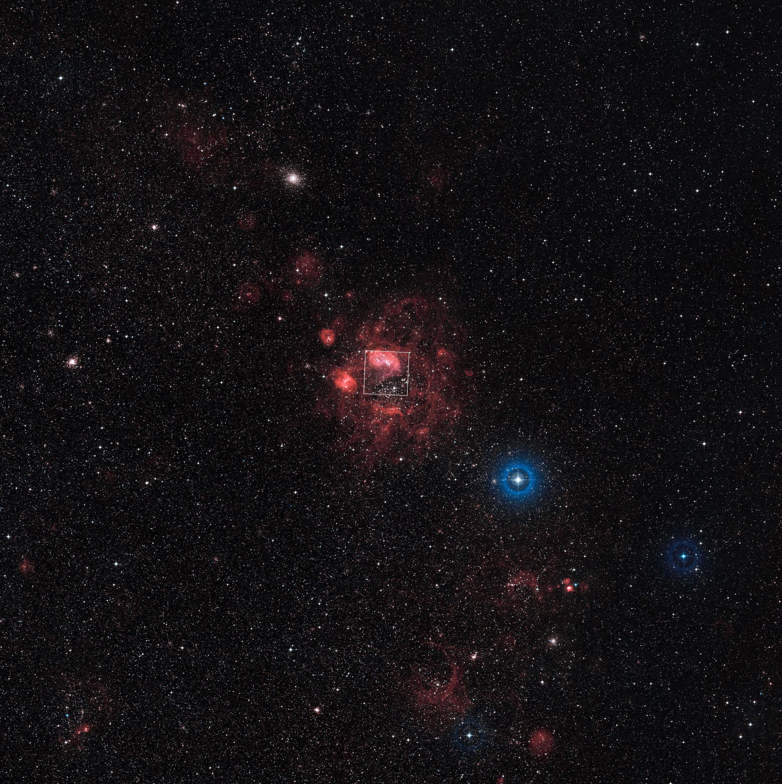 El Hubble muestra increíbles burbujas de gas y estrellas en formación