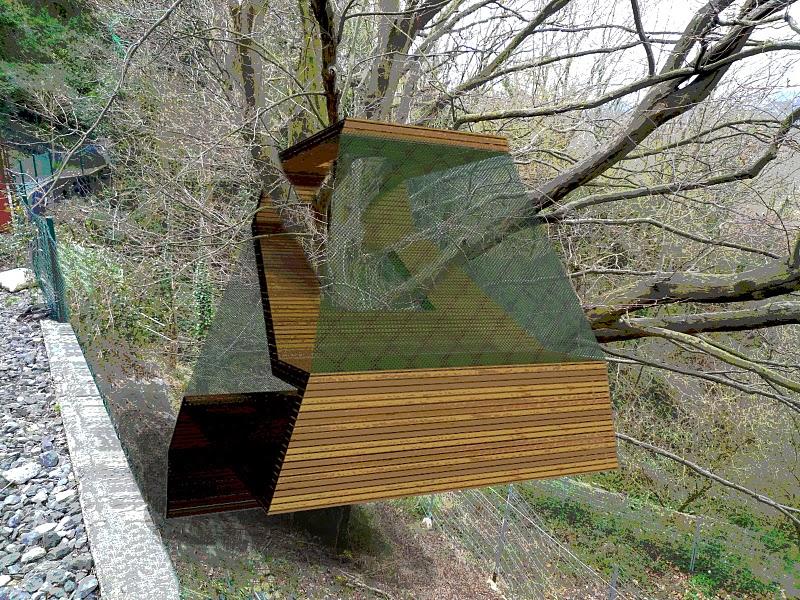 Bocetos de la casa en el árbol D. Versiones 1.0 y 2.0 Bocetos de la casa en el árbol D. Versiones 1.0 y 2.0