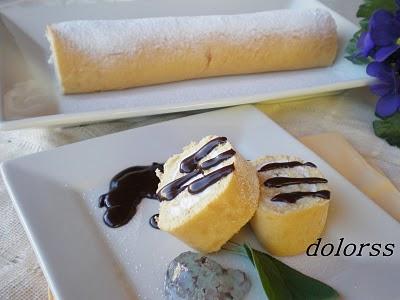 BRAZO DE GITANO CON NATA AL AROMA DE VIOLETAS BRAZO DE GITANO CON NATA AL AROMA DE VIOLETAS