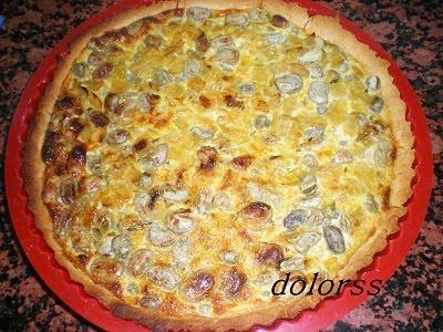 QUICHE DE HABAS CON MENTA