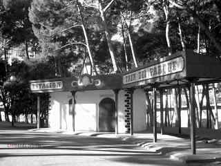 Parada del tren del Parque Grande de Zaragoza