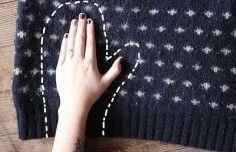 Cómo hacer unos guantes con un viejo jersey Cómo hacer unos guantes con un viejo jersey