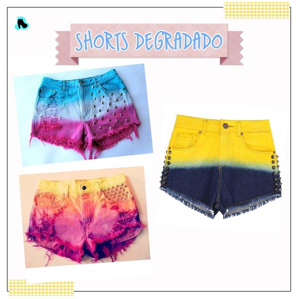 SHORT TENDENCIAS short degradado