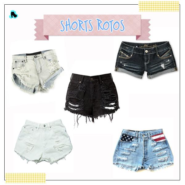 SHORT TENDENCIAS short rotos