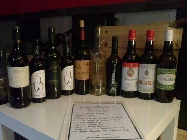 Disfrutando del WORLD SHERRY DAY en The Wine Room