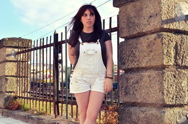 Dungarees in Cream Dungarees in Cream