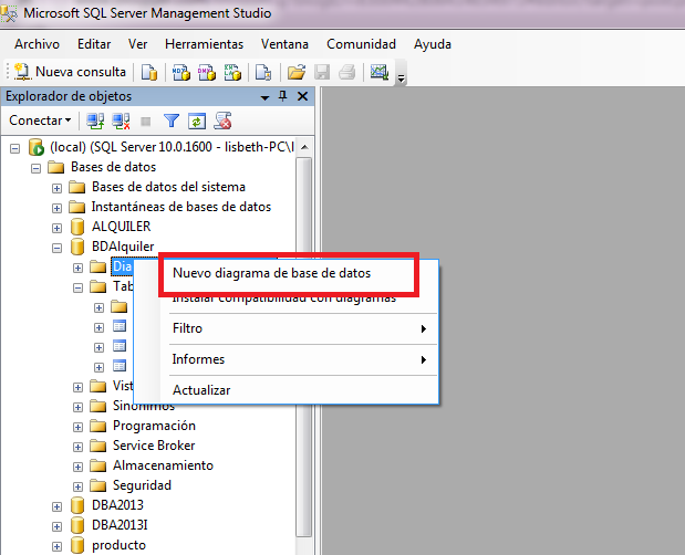 Creación del Diagrama Entidad Relacion Creación del Diagrama Entidad Relacion