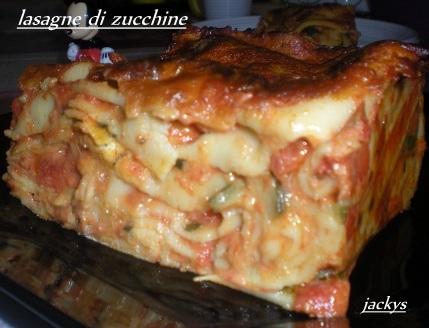 LASAGNE DI ZUCCHINE / lasagna de calabacines