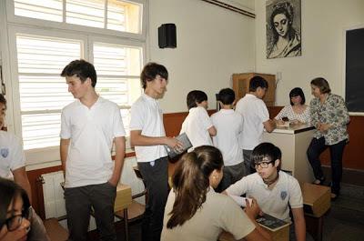 Ana Pomares en el Colegio Inmaculada Jesuitas de Alicante