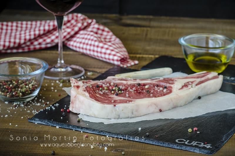 Platos de pizarra y algo más… Chuletón