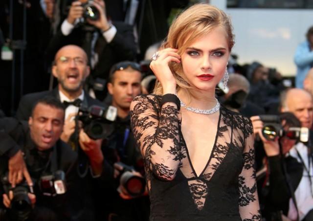 Cara Delevingne en el Festival de Cine de Cannes.