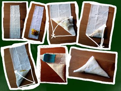 Samosas de repollo con salsa de yogur Samosas de repollo con salsa de yogur