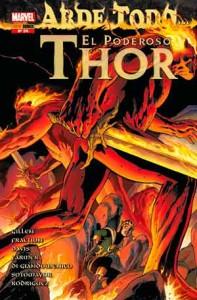 Arde todo, el final de la etapa de Gillen y Loki en Viaje al misterio ardetodo2
