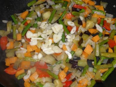 Ensaimada de Hojaldre Relleno de Verduras