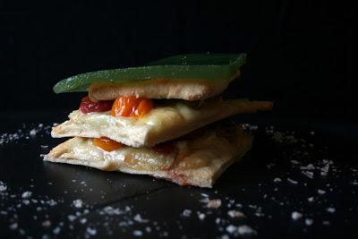 Milhojas de pizza con gelatina de albahaca para I Concurso #ArternaPizza Milhojas de pizza con gelatina de albahaca para I Concurso #ArternaPizza