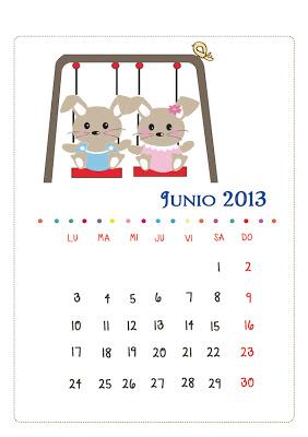 Calendario Junio