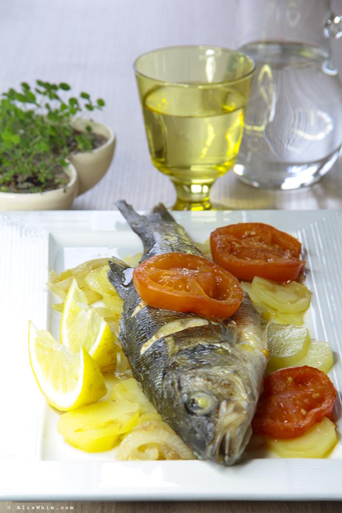 Lubina al horno fácil pescado al horno fácil