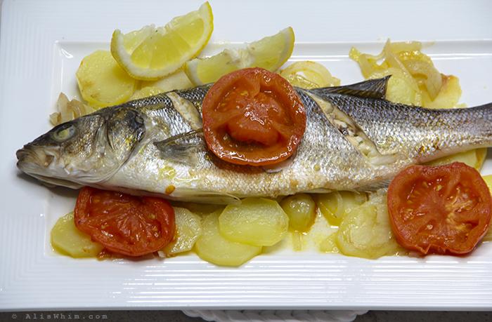 Lubina al horno fácil Pescado al horno fácil