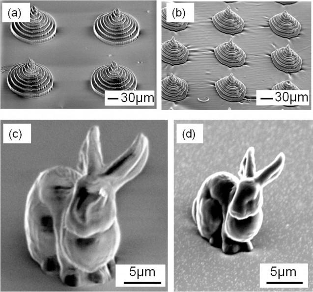 Científicos crean resina para moldear estructuras microscópicas complejas en 3D