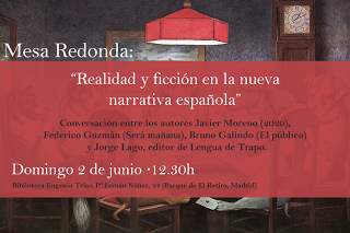 Mesa redonda sobre realidad y ficción en la nueva narrativa española