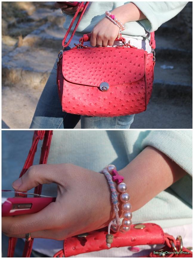 Mint + pink Mint + pink