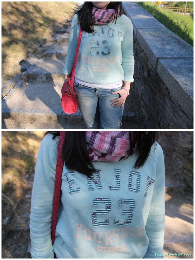 Mint + pink Mint + pink