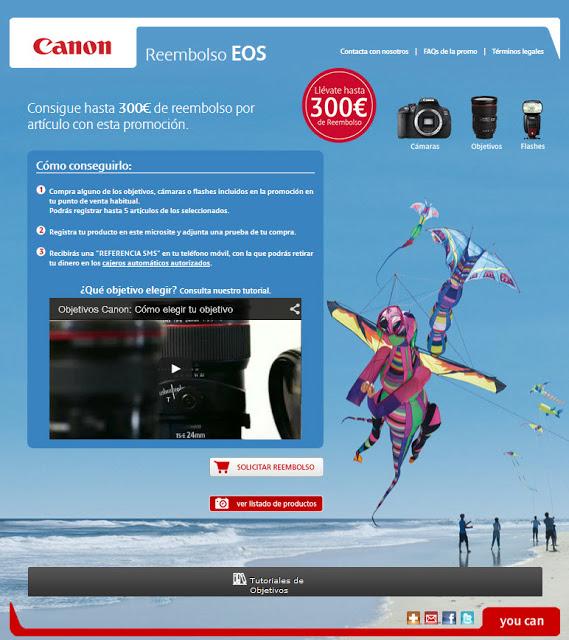 Aprovecha la campaña Canon Reembolso EOS, compra o actualiza tu cámara Aprovecha la campaña Canon Reembolso EOS, compra o actualiza tu cámara