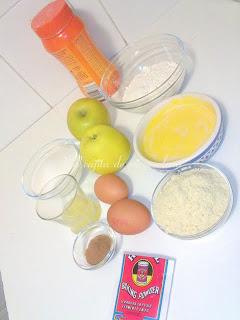 Pastel sueco de manzana y almendra Pastel sueco de manzana y almendra