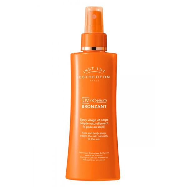 Preparando la piel al sol para favorecer el bronceado de manera natural institut-esthederm-bronzant-spray