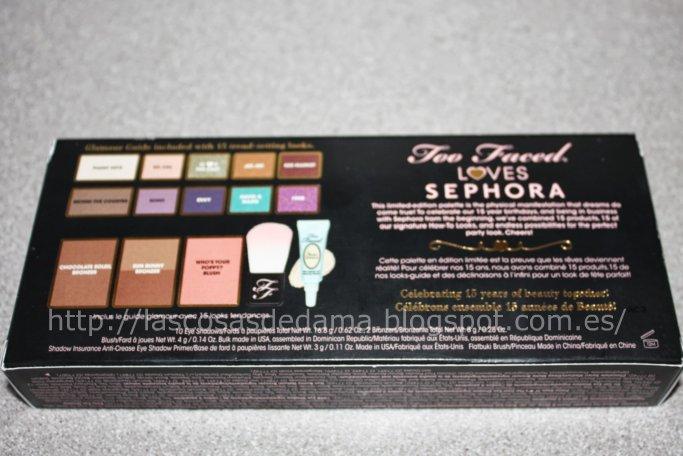 Too Faced Love Sephora - Celebrating 15 years of beauty together Too Faced Love Sephora - Celebrating 15 years of beauty together