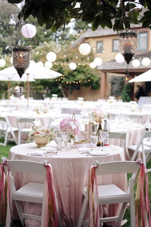 ambientacion de las mesas de casamiento