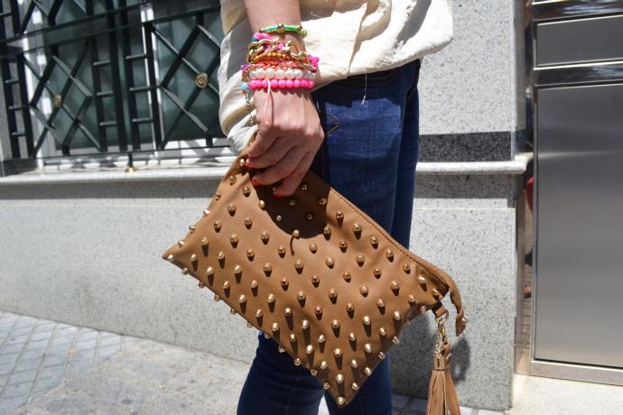 studded clutch studded clutch