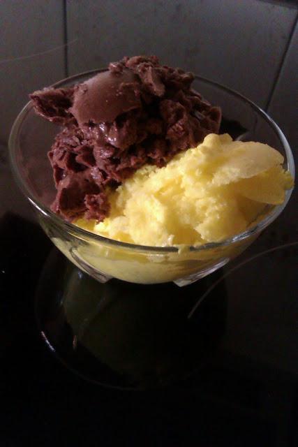 HELADO DE VAINILLA Y CHOCOLATE DUKAN HELADO DE VAINILLA Y CHOCOLATE DUKAN