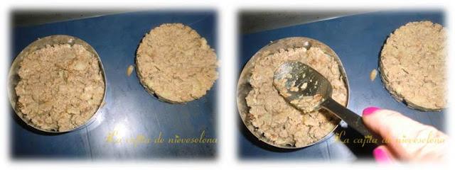 Pastel de carne individual con huevo Pastel de carne individual con huevo