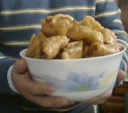 Borrachuelos o pestiños Borrachuelos o pestiños
