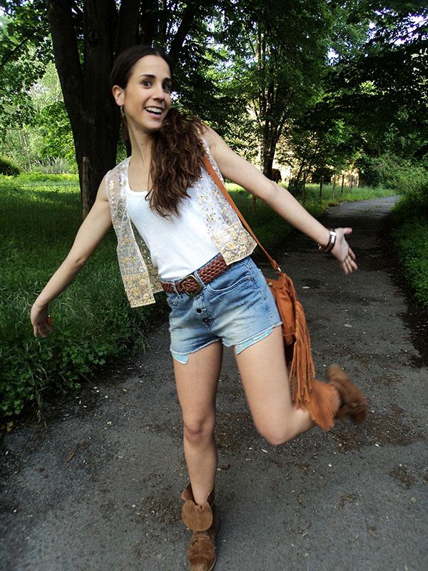 Un chaleco muy especial hippie look