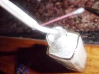 Manicura burbujas azules. Manicura burbujas azules.