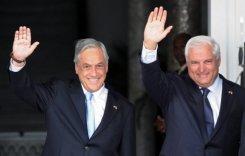Los presidentes de Chile Sebastián Piñera (i), y de Panamá, Ricardo Martinelli en Panamá Los presidentes de Chile Sebastián Piñera (i), y de Panamá, Ricardo Martinelli en Panamá