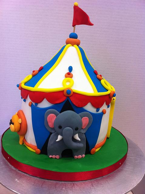 Diseños originales de cupcakes - Pastel circo Diseños originales para cupcakes