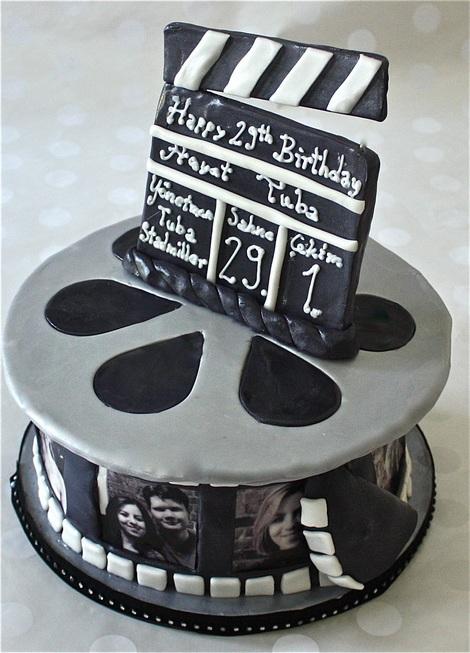 Diseño original para cupcake - Pastel para amantes del cine Diseños originales para cupcakes