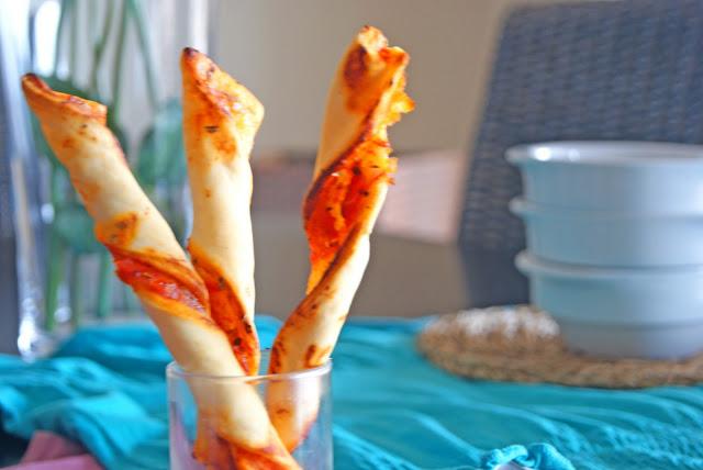 Pizza twists Pizza twists