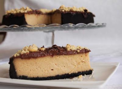Tarta de queso y crema de cacahuete - Cakes a medida Tarta de queso_crema de cacahuete_tarta americana