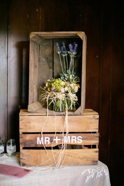 Las cajas de madera son la nueva sensación para bodas