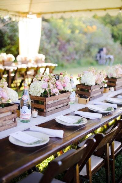 Las cajas de madera son la nueva sensación para bodas